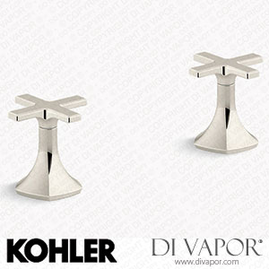 Kohler Cross Bathroom Sink Tap Handles (K-27010-3-SN) Spare Parts