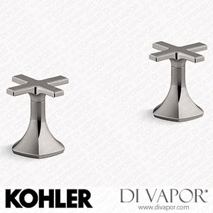 Kohler Cross Bathroom Sink Tap Handles (K-27010-3-TT) Spare Parts