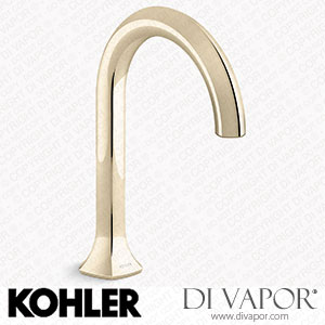 Kohler Deck-Mount Bath Spout with Cane Design (K-27016-AF) Spare Parts