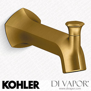 Kohler Wall-Mount Bath Spout with Straight Design and Diverter (K-27023-2MB) Spare Parts