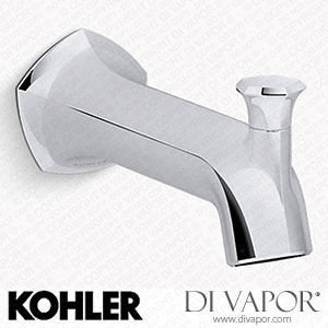 Kohler Wall-Mount Bath Spout with Straight Design and Diverter (K-27023-CP) Spare Parts