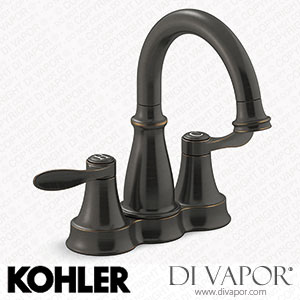 Kohler Centerset Bathroom Sink Tap, 1.2 GPM (K-27378-4-2BZ) Spare Parts