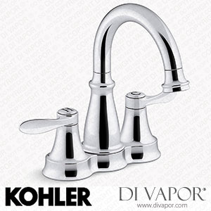 Kohler Centerset Bathroom Sink Tap, 1.2 GPM (K-27378-4-CP) Spare Parts