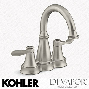 Kohler Centerset Bathroom Sink Tap, 1.0 GPM (K-27378-4K-BN) Spare Parts