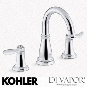 Kohler Widespread Bathroom Sink Tap, 1.0 GPM (K-27380-4K-CP) Spare Parts