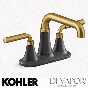 Kohler Centerset Bathroom Sink Tap, 0.5 GPM (K-27414-4N-BMB) Spare Parts