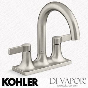 Kohler Centerset Bathroom Sink Tap, 1.2 GPM (K-28124-4-BN) Spare Parts