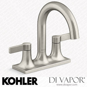 Kohler Centerset Bathroom Sink Tap, 1.0 GPM (K-28124-4K-BN) Spare Parts