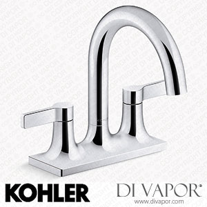 Kohler Centerset Bathroom Sink Tap, 1.0 GPM (K-28124-4K-CP) Spare Parts