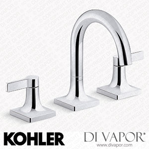 Kohler Widespread Bathroom Sink Tap, 1.0 GPM (K-28125-4K-CP) Spare Parts