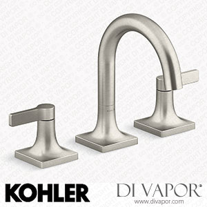 Kohler Widespread Bathroom Sink Tap, 0.5 GPM (K-28125-4N-BN) Spare Parts