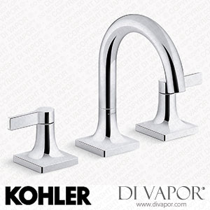 Kohler Widespread Bathroom Sink Tap, 1.0 GPM (K-28126-4-CP) Spare Parts