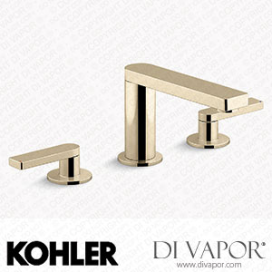 Kohler Widespread Bathroom Sink Tap with Lever Handles, 1.2 GPM (K-73060-4-AF) Spare Parts