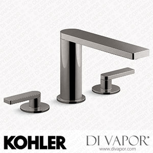 Kohler Widespread Bathroom Sink Tap with Lever Handles, 1.2 GPM (K-73060-4-TT) Spare Parts