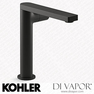 Kohler Tall Single-Handle Bathroom Sink Tap with Cylindrical Handle, 1.2 GPM (K-73159-7-BL) Spare Parts