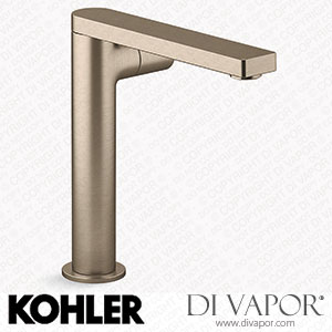 Kohler Tall Single-Handle Bathroom Sink Tap with Cylindrical Handle, 1.2 GPM (K-73159-7-BV) Spare Parts