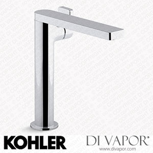 Kohler Tall Single-Handle Bathroom Sink Tap with Cylindrical Handle, 1.2 GPM (K-73168-4-CP) Spare Parts