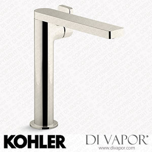 Kohler Tall Single-Handle Bathroom Sink Tap with Cylindrical Handle, 1.2 GPM (K-73168-4-SN) Spare Parts