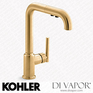 Kohler Pull-Out Kitchen Sink Tap with Three-Function Sprayhead (K-7505-2MB) Spare Parts