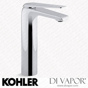 Kohler Tall Single-Handle Bathroom Sink Tap, 0.5 GPM (K-97347-4N-CP) Spare Parts