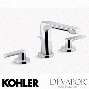 Kohler Widespread Bathroom Sink Tap, 1.2 GPM (K-97352-4-CP) Spare Parts