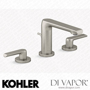 Kohler Widespread Bathroom Sink Tap, 0.5 GPM (K-97352-4N-BN) Spare Parts