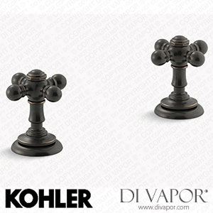 Kohler Cross Bathroom Sink Tap Handles (K-98068-3-2BZ) Spare Parts