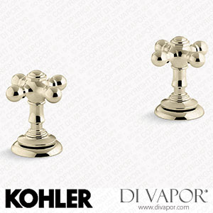 Kohler Cross Bathroom Sink Tap Handles (K-98068-3-AF) Spare Parts