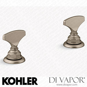 Kohler T-Handle Bathroom Sink Tap Handles (K-98068-6-BV) Spare Parts