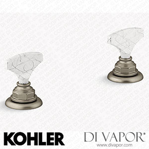 Kohler Howlite T-Handle Bathroom Sink Tap Handles (K-98068-6HWL-BV) Spare Parts