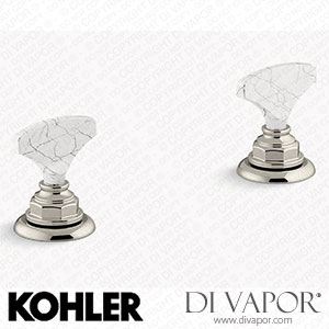 Kohler Howlite T-Handle Bathroom Sink Tap Handles (K-98068-6HWL-SN) Spare Parts