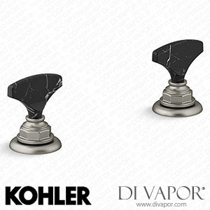 Kohler Nero Marquina T-Handle Bathroom Sink Tap Handles (K-98068-6NRO-BN) Spare Parts