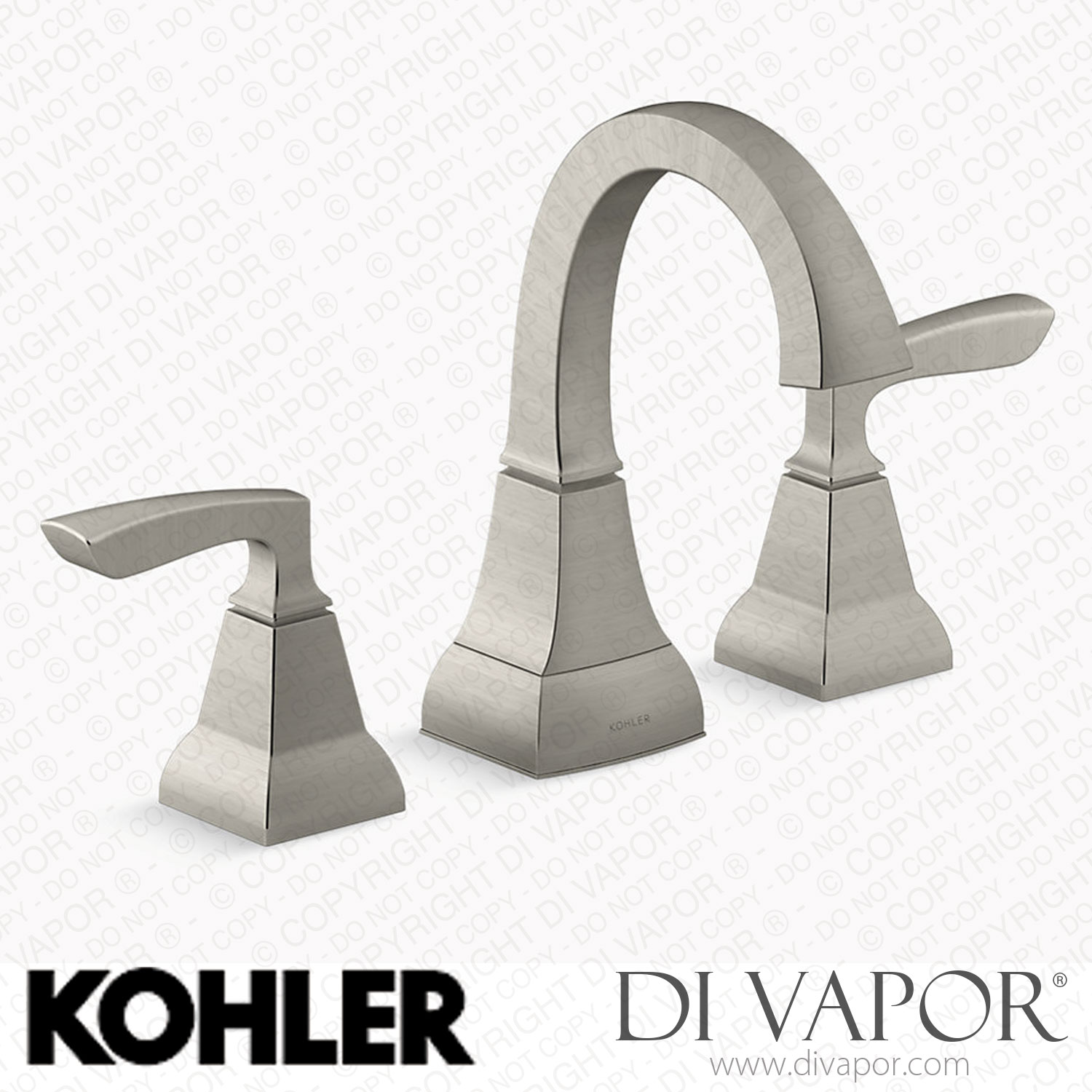 Kohler Widespread Bathroom Sink Tap 1 2 GPM K R24056 4DL BN Spare Parts   K R24056 4DL BN Spare Parts 