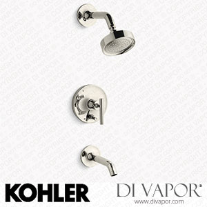 Kohler Bath and Shower Trim Kit with Push-Button Diverter and Lever Handle, 2.5 GPM (K-T14420-4-SN) Spare Parts