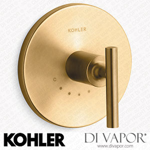 Kohler Temperature Control Valve Trim with Lever Handle (K-T14488-4-2MB) Spare Parts