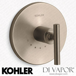 Kohler Temperature Control Valve Trim with Lever Handle (K-T14488-4-BV) Spare Parts