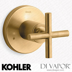 Kohler Transfer Valve Trim with Cross Handle (K-T14491-3-2MB) Spare Parts