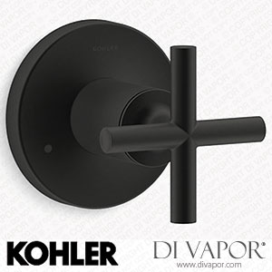 Kohler Transfer Valve Trim with Cross Handle (K-T14491-3-BL) Spare Parts