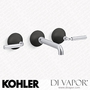 Kohler Wall-Mount Bathroom Sink Tap Trim, 1.2 GPM (K-T26439-4-CBL) Spare Parts