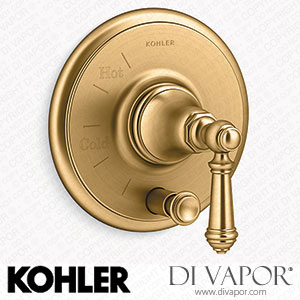 Kohler Valve Trim with Push-Button Diverter and Lever Handle (K-T72768-4-2MB) Spare Parts