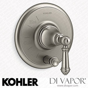 Kohler Valve Trim with Push-Button Diverter and Lever Handle (K-T72768-4-BN) Spare Parts