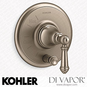 Kohler Valve Trim with Push-Button Diverter and Lever Handle (K-T72768-4-BV) Spare Parts