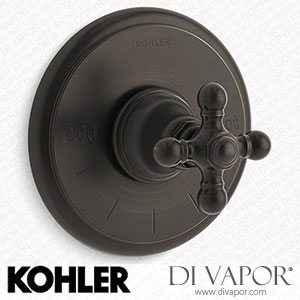 Kohler MasterShower Temperature Control Valve Trim with Cross Handle (K-T72769-3-2BZ) Spare Parts