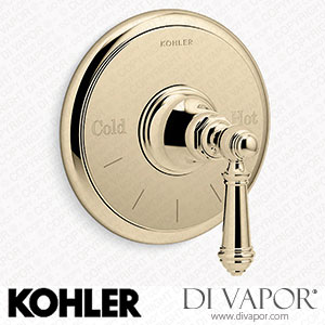 Kohler MasterShower Temperature Control Valve Trim with Lever Handle (K-T72769-4-AF) Spare Parts