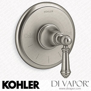 Kohler MasterShower Temperature Control Valve Trim with Lever Handle (K-T72769-4-BN) Spare Parts