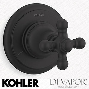 Kohler MasterShower Transfer Valve Trim with Cross Handle (K-T72770-3-BL) Spare Parts