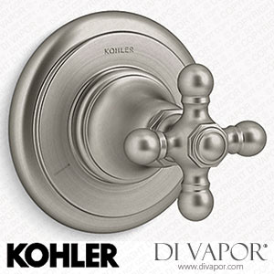 Kohler MasterShower Transfer Valve Trim with Cross Handle (K-T72770-3-BN) Spare Parts