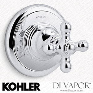 Kohler MasterShower Transfer Valve Trim with Cross Handle (K-T72770-3-CP) Spare Parts