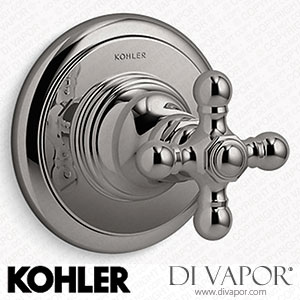 Kohler MasterShower Transfer Valve Trim with Cross Handle (K-T72770-3-TT) Spare Parts