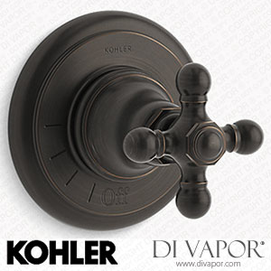 Kohler Volume Control Valve Trim with Cross Handle (K-T72771-3-2BZ) Spare Parts